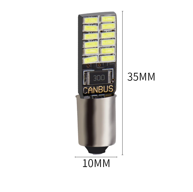 1 шт. Автомобильный светодиодный BA9S T4W H6W ba9s t11 24 SMD 4014 светодиодный лампочка без ошибок светодиодный фонарь для парковки автомобиля для укладки противотуманных фар авто univera