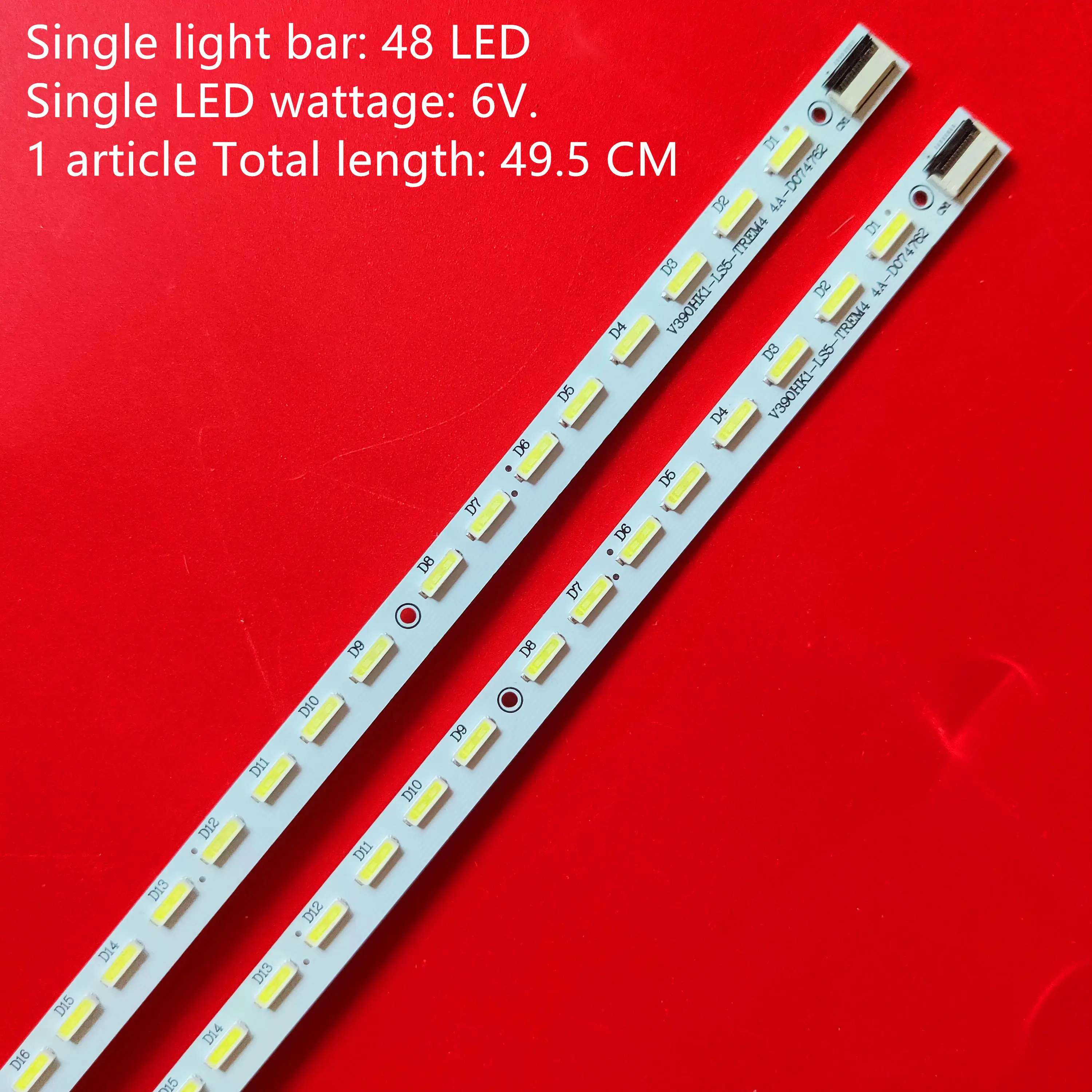 487mm TV LED Array Bars For Philco PH39E535G PH39E53SG Backlight Strips innotek 39inch 7030PKG 60ea Matrix Lamps Lens Band | Лампы и