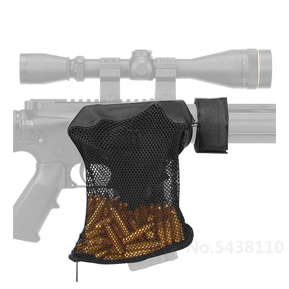 

Tactical Hunting Rifle Brass Shell Catcher Quick Release Ammo Mesh Trap Nylon Bag Shooting Gun Bullet Pouch Holder