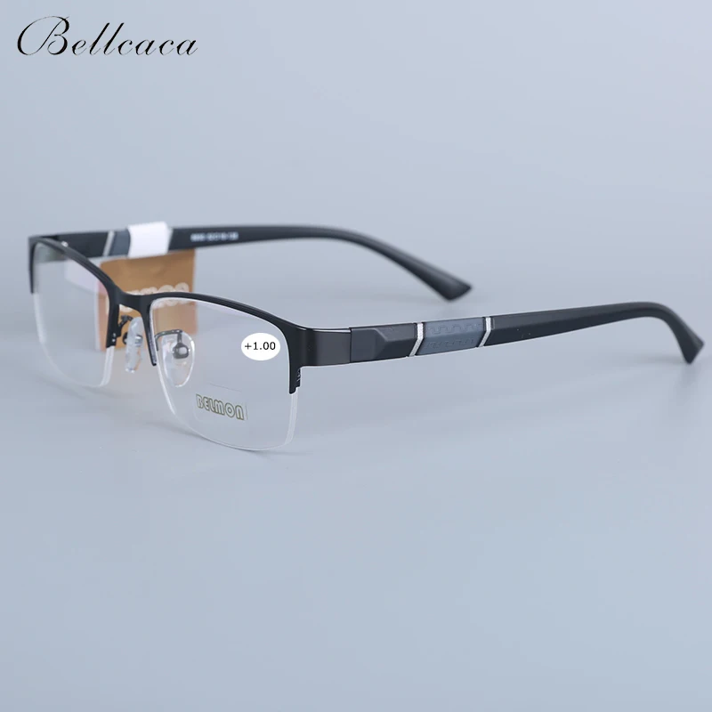 

Bellcaca Reading Glasses Men Diopter Presbyopic Eyeglasses Prescription Eyewear Male +1.0+1.5+2.0+2.5+3.0+3.5+4.0