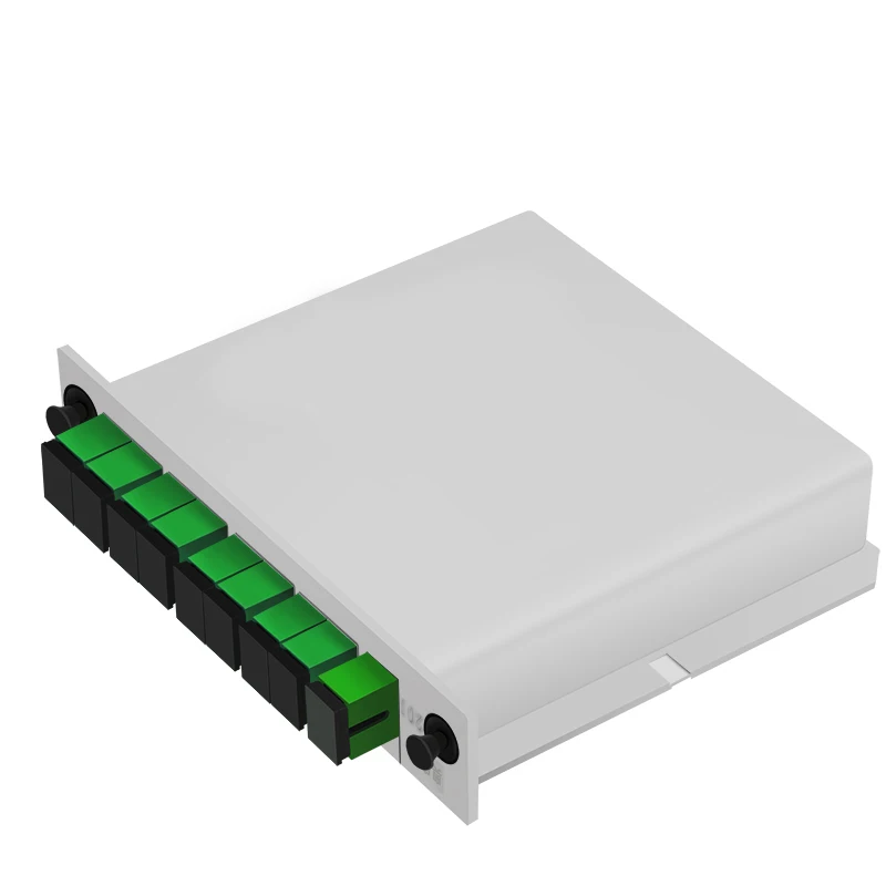 5 шт./пакет SC APC PLC 1X8 Сплиттер Волоконно-оптическая коробка FTTH PLC сплиттер коробка с 1X8 планарный волновод Тип оптический сплиттер