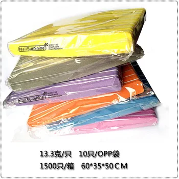 

20pcs Sponge Nail File Sanding Buffer Polish Nail Files 20PC Sponge Nail File 100/180 Double Sided Used for Manicure Pedicure