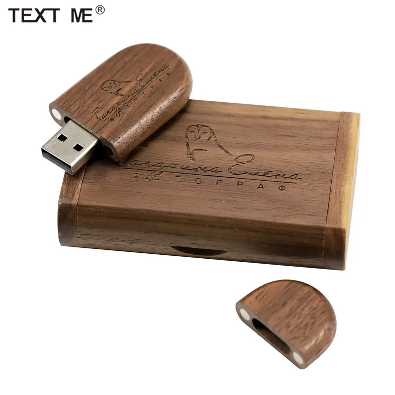 USB флеш накопитель TEXT ME 64 ГБ 4 8 16 32 ГБ|wood usb stick|usb stick32gb pen drive |