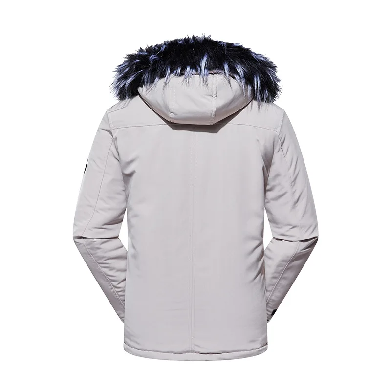 Men Winter Warm Long Jackets With Fur Collar Thick Thermal Parka For Male Coats Size L-5XL Windbreak (8)