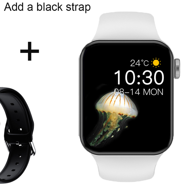 IWO Series 7 Smartwatch Smart Watch Body Temperature 44 MM Waterproof Smart Watches Men Women Gift For Android IOS +Box