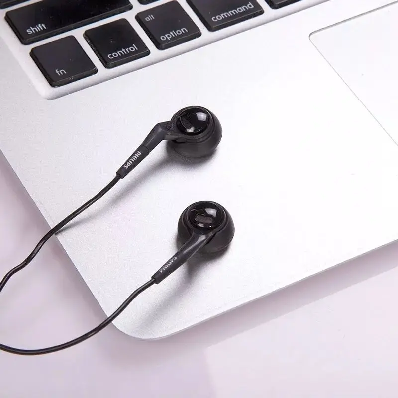 Наушники Philips поддержка GameAudio MP3 Loptap с 3,5 мм линейным стилем для модели SHE2550 официальный тест - Цвет: black