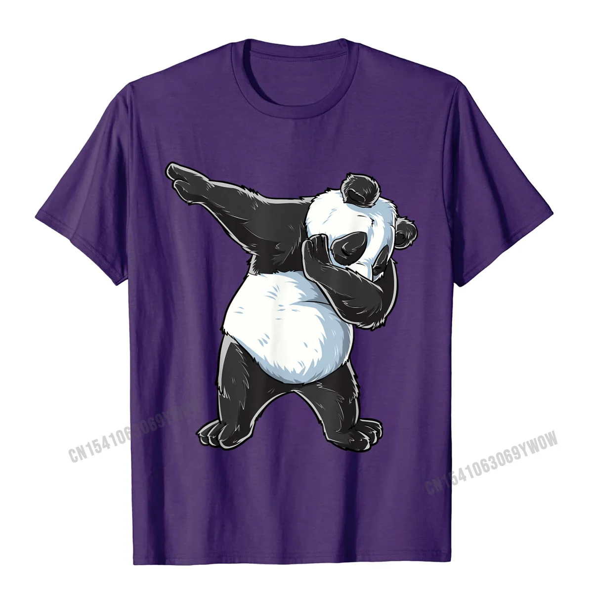 Gift Normal Tees for Men 2021 Hot Sale ostern Day Crewneck 100% Cotton Short Sleeve T-shirts Funny Clothing Shirt Dabbing Panda Bear Funny Girls Kids Boys Gifts Dab Dance T-Shirt__877 purple