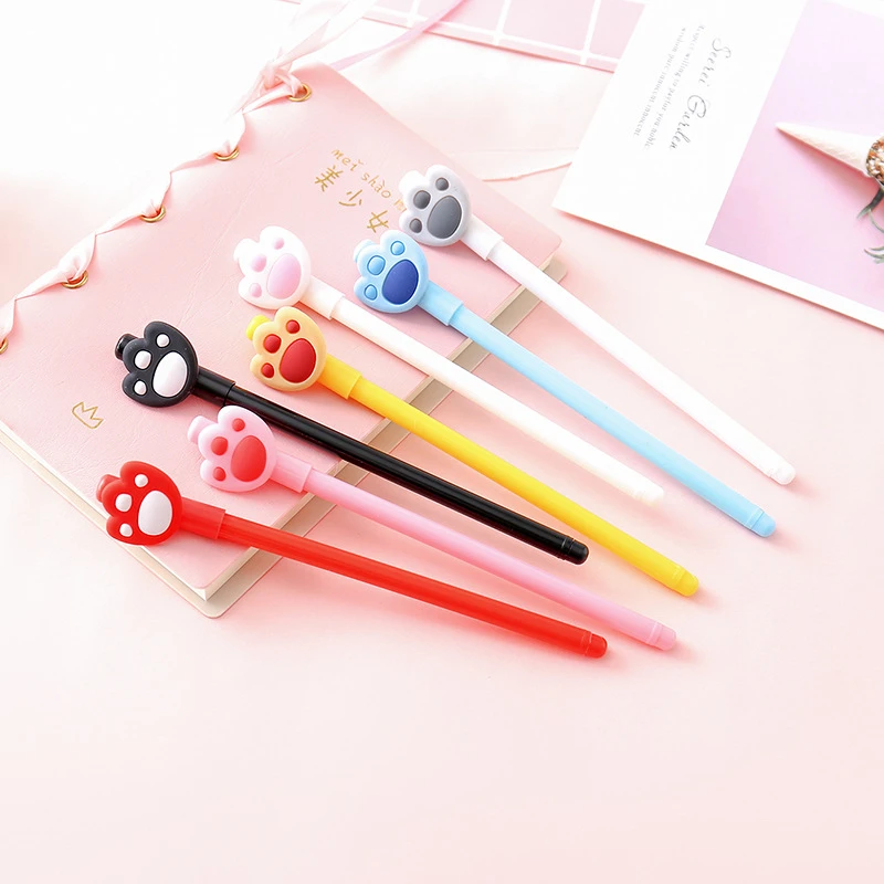 Ellen Brook 1 Pcs Gel Pens Korean Cartoon Creative Cute Claw Neutral