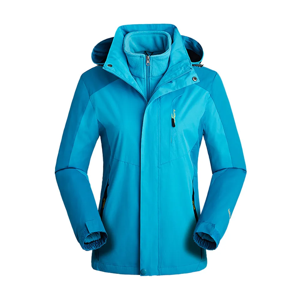 Осенне-зимние уличные женские софтшелл для кемпинга водо-и ветронепроницаемые куртки альпинистские треккинговые лыжные пальто женские спортивные куртки - Цвет: SB