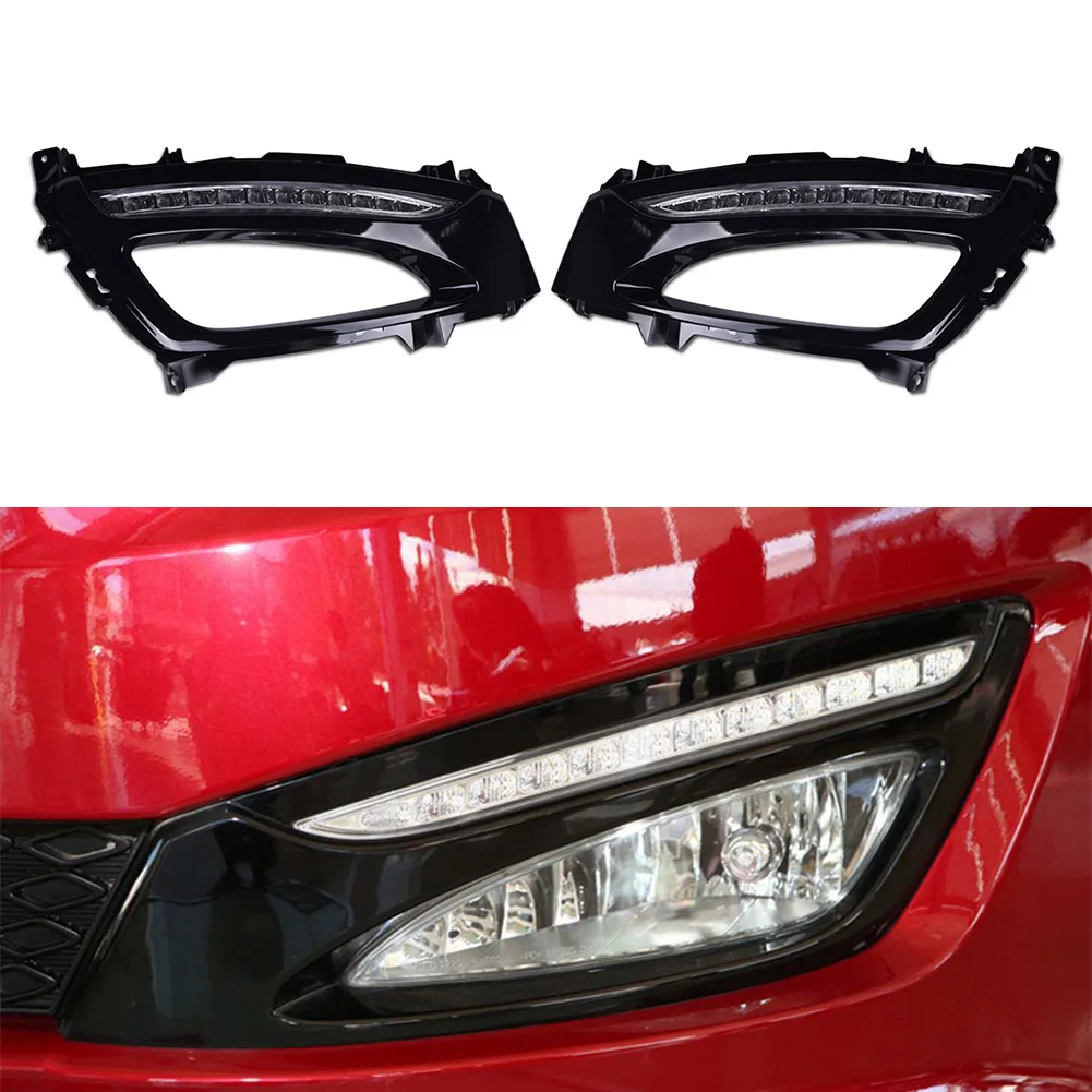 

Car Front Bumper LED Daytime Running Light DRL Driving Fog Lamp Left+Right 2Pcs For KIA Optima K5 2010 2011 2012 2013