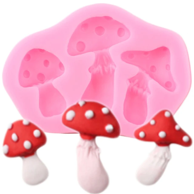 Mushroom Shape Cake Mold Fondant Cake 3d Food Grade Silicone Mould