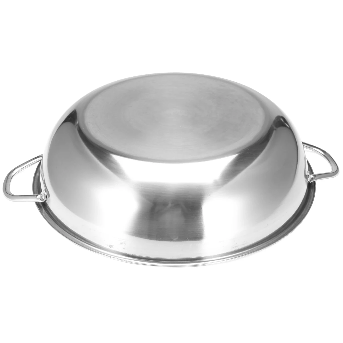 Stainless Steel Hot Pot Induction Cooker Gas Stove Compatible Pot Home Kitchen Cookware Soup Cooking Pot Without Lid 38cm