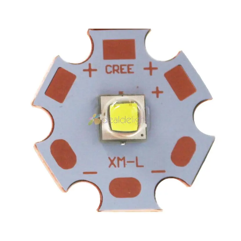 CREE XML2 T6 светодиодный излучатель высокой мощности XM-L2 холодный белый нейтральный белый теплый белый на 12 мм 14 мм 16 мм 20 мм черный/белый/Медь PCB