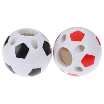 

2 Pcs Soccer Shape Tool Supplies Pen Holder Football Shape Toothbrush Holder Jewelry Holder Table Home Decoration