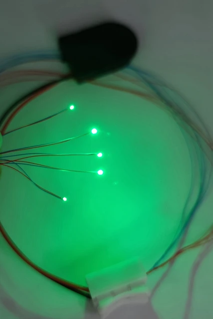 5PCS Pre-wired #0402 Smd Leds 3v 10 Colors 30cm Connection Wires,hobby Model Kit Railroad/Railway/Starship/Gundam Lighting 0402green