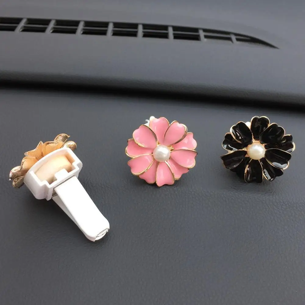 Daisy Car Vent Духи клип ароматерапия автомобильный аромат украшение(случайный духи хлопок