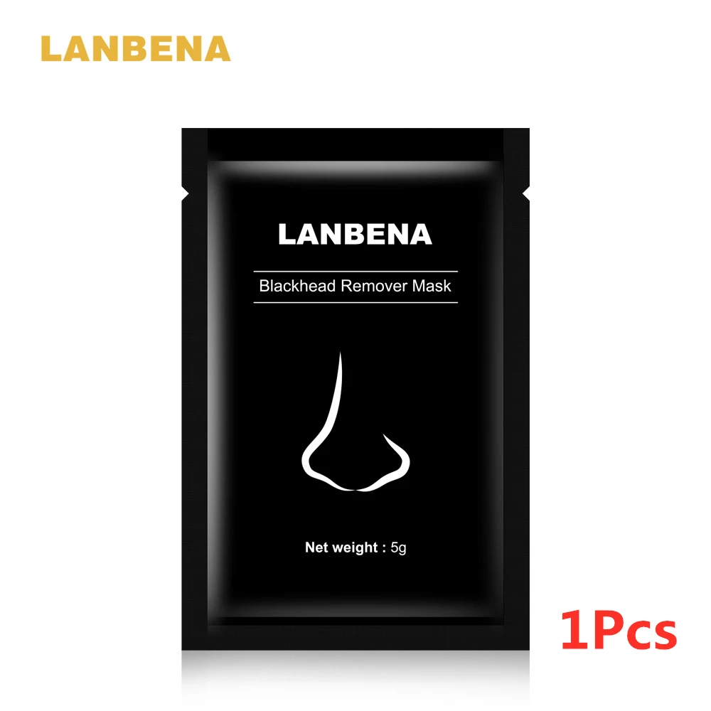 LANBENA 10 шт. маска для удаления угрей маска для лица и носа T Zone для глубокого очищения грязи лечение акне сужает поры отклеивать маску уход за кожей TSLM1