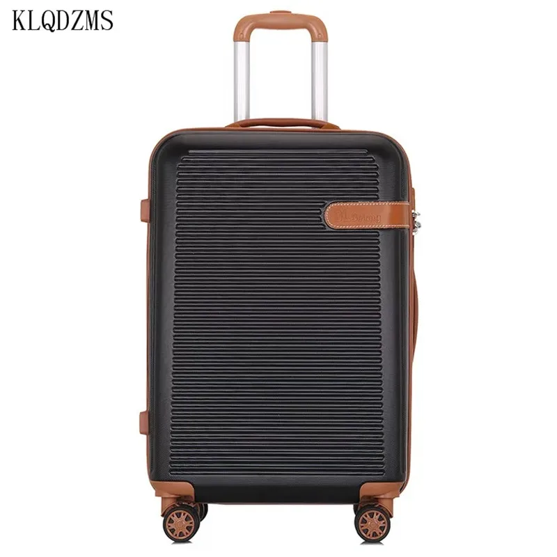 KLQDZMS популярный модный багаж на колёсиках 2" 24" 2" дюймов бренд carry on box для мужчин Дорожный чемодан для женщин багаж на колесиках