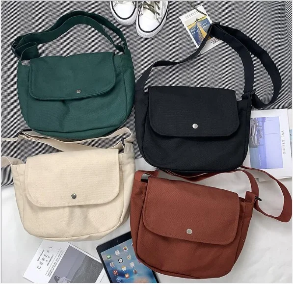 

2019 New Women Messenger Bag Canvas Crossbody Bags For Girls Shoulder Bags Handbags School Bags Bolsa Feminina Bolsos Muje