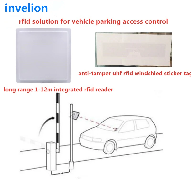 UHF RFID бумажная наклейка бирка для парковки автомобиля одноразовая анти-темпер
