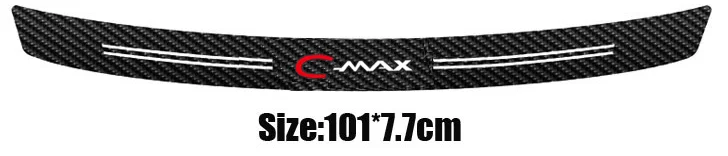 cmax 101cmx7.7cm Углеродные волокнистые автомобильные наклейки для ford focus cmax smax - Название цвета: cmax 101cmx7.7cm