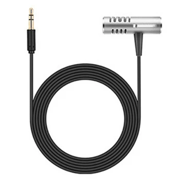 

Lavalier Microphone, Mobile Phone Camera Voice Recording Collar Mini Microphone Suitable for Teacher Meeting Host