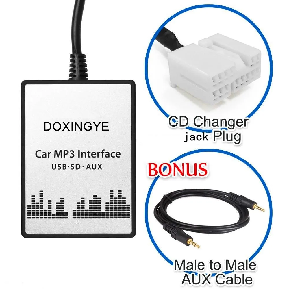Устройство смены компакт дисков DOXINGYE USB SD AUX Автомобильный MP3 цифровой для Honda Accord