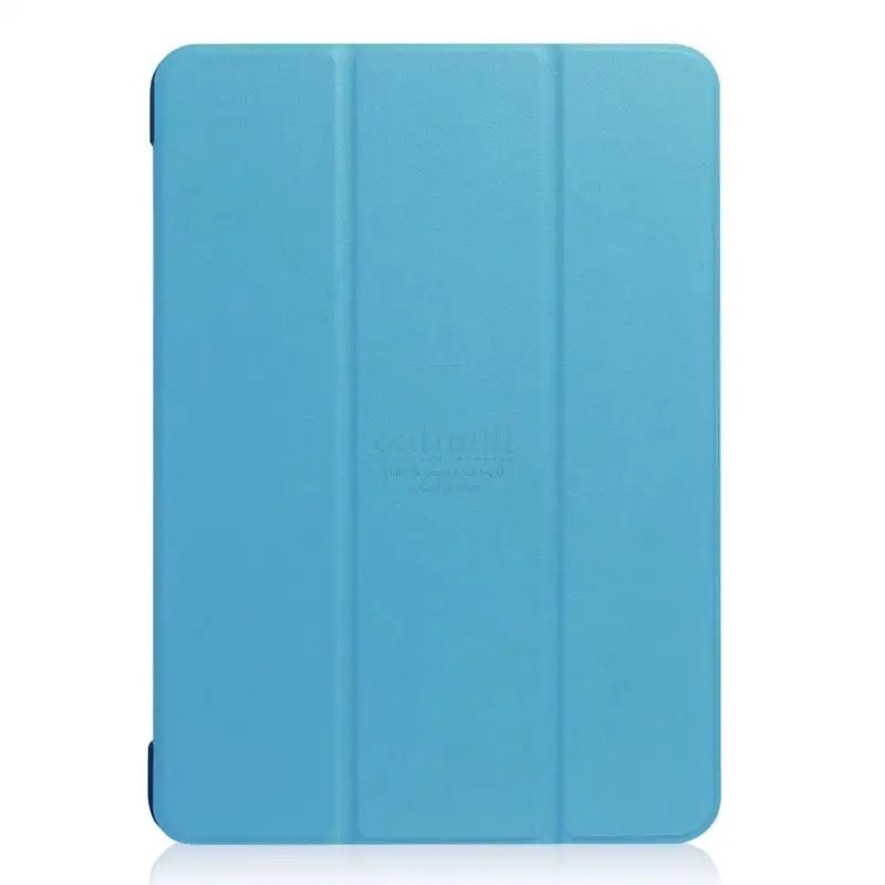 Премиум Магнетическое умное покрытие для microsoft Surface pro 6 чехол для microsoft Surface pro 7/5/4 кожаный чехол подставка для планшета, складываются в три раза, Fundas - Цвет: light blue