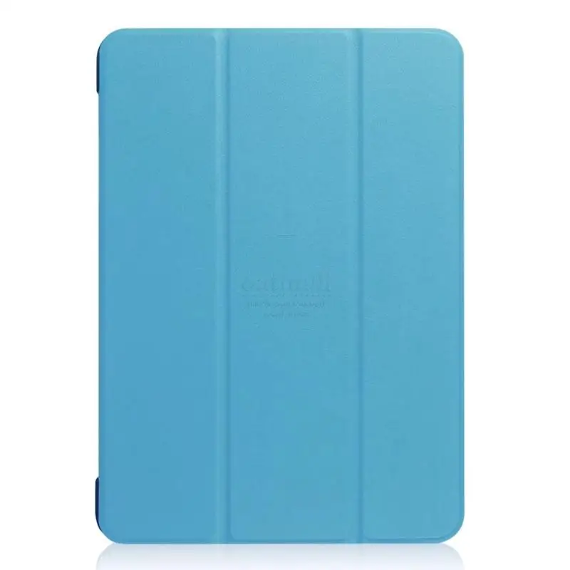 light blue Премиум Магнетическое умное покрытие для microsoft Surface pro 6 чехол для microsoft Surface pro 7/5/4 кожаный чехол подставка для планшета, складываются в три раза, Fundas - Цвет: light blue