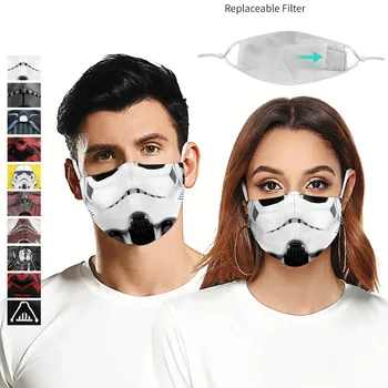 

3D Printing Dust-proof Cycling Face Mask Ice Silk Removable Anti-Pollution Outdoor Cycling Training Mask for Men and Women