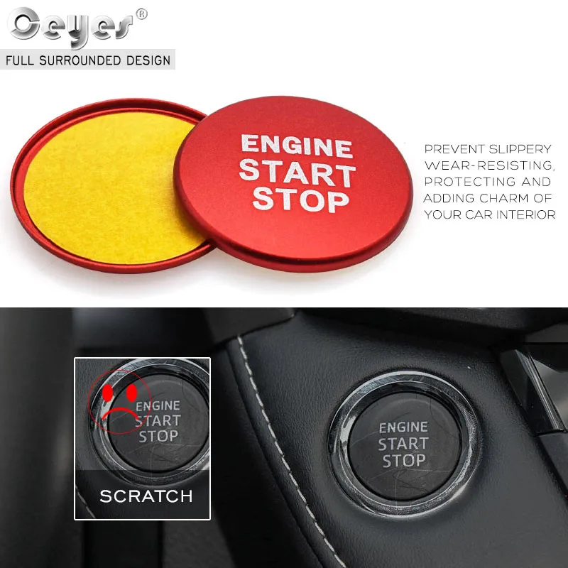 Start Engine Button Ring for TOYOTA (31)