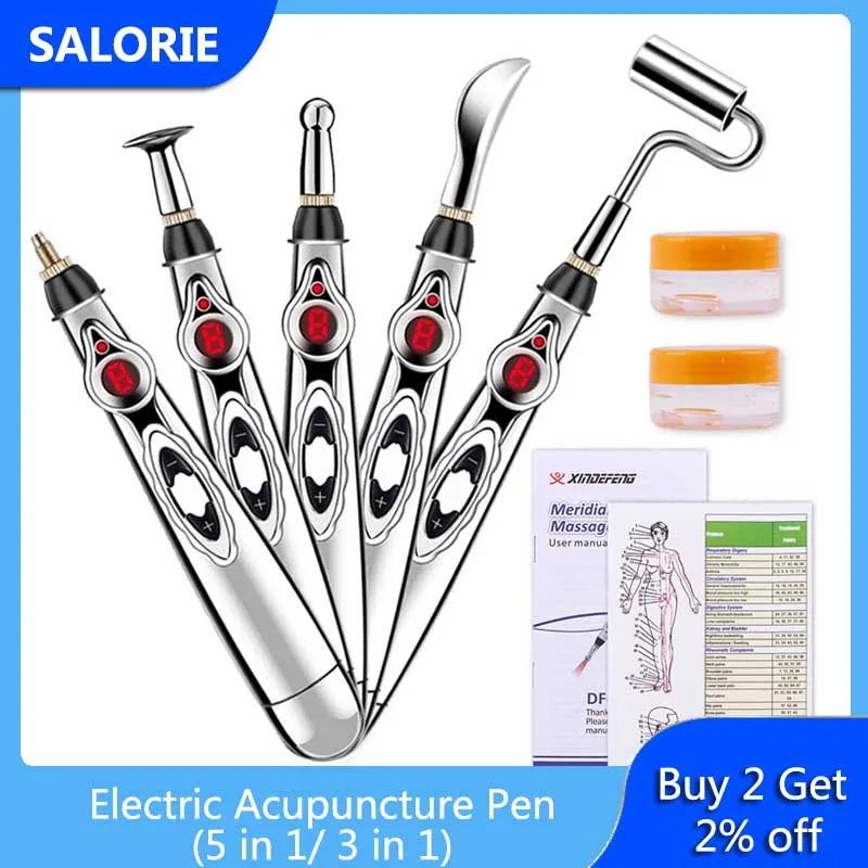 Cheap Energy-Pen Face-Massage-Roller Meridian Acupuncture Health-Care Facial Point-Detector xmQKMgVqGer