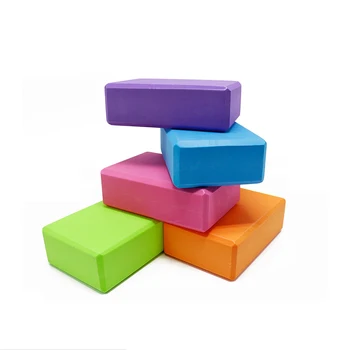 

Colorful EVA Yoga Block Foam Block Brick Exercise Fitness Tools Exercise Workout Stretching Aid Body Shaping Health Training