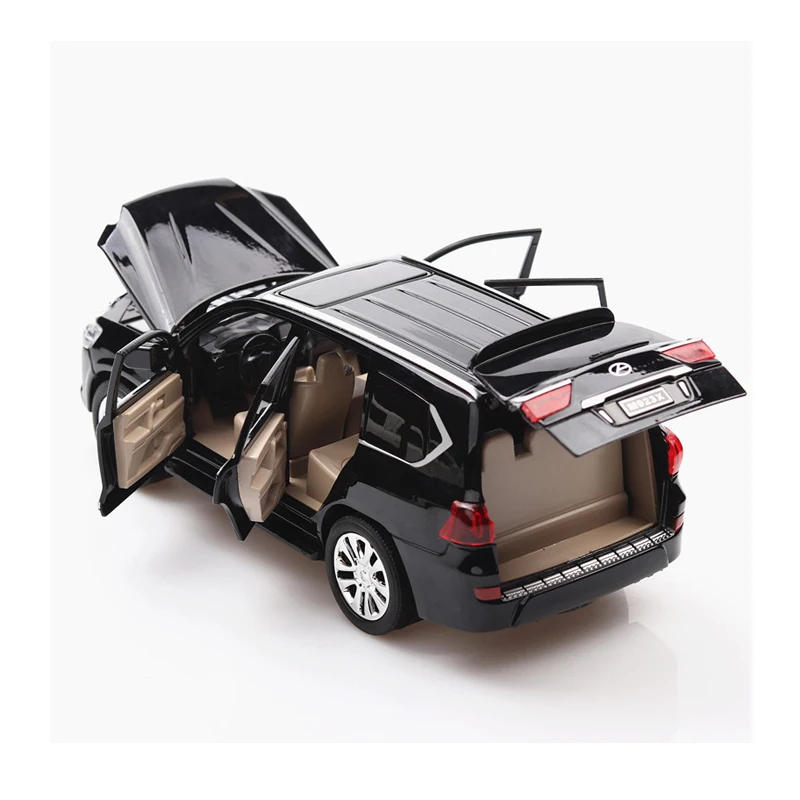 1:24 lexus LX570 модель автомобиля литая Игрушечная модель автомобиля детская игрушка коллекционные игрушки