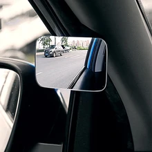 

Hot selling 360 Degree Adjustable Wide-angle Rearview Car Front and Rear Wheel Blind Spot Small Round Auxiliary Auto Mirror