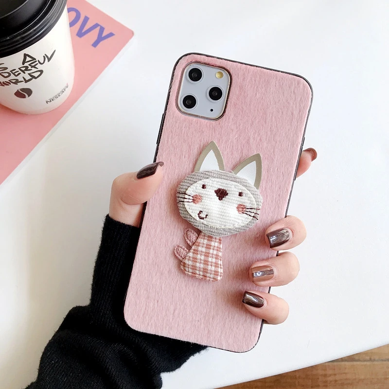 Чехлы для Vivo V11i X21s Z3i V15 Y17 Y12 Y15 Pro Чехол черный белый красный розовый желтый армейский зеленый кот выдра плюшевый чехол