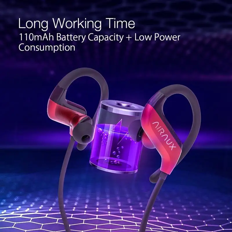 tws наушники беспроводные BlitzWolf AIRAUX AA NH1 bluetooth с шейным ремешком спортивные