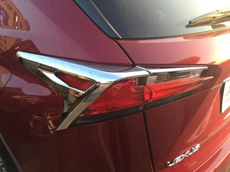 Для Lexus NX NX200 NX200T NX300H автомобильный Стайлинг крышка заднего фонаря задние фары накладки на фары тени рамка украшения
