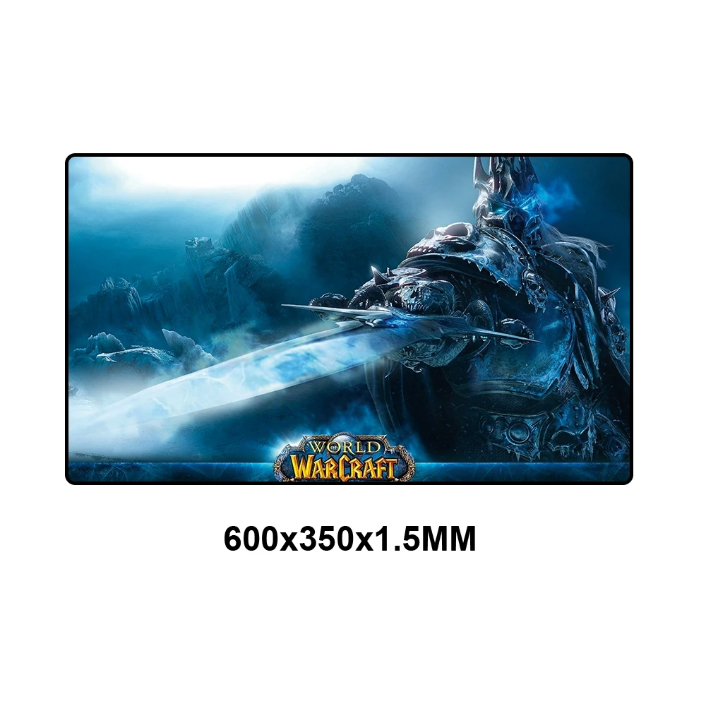 Большой игровой коврик для мыши, коврик Grande для WOW Lich King Gamer XXL, компьютерный коврик для мыши, игровой стол, игровой коврик для Csgo PC, 900x400 м, коврик для мыши - Цвет: MSSJ-RW008-60x35