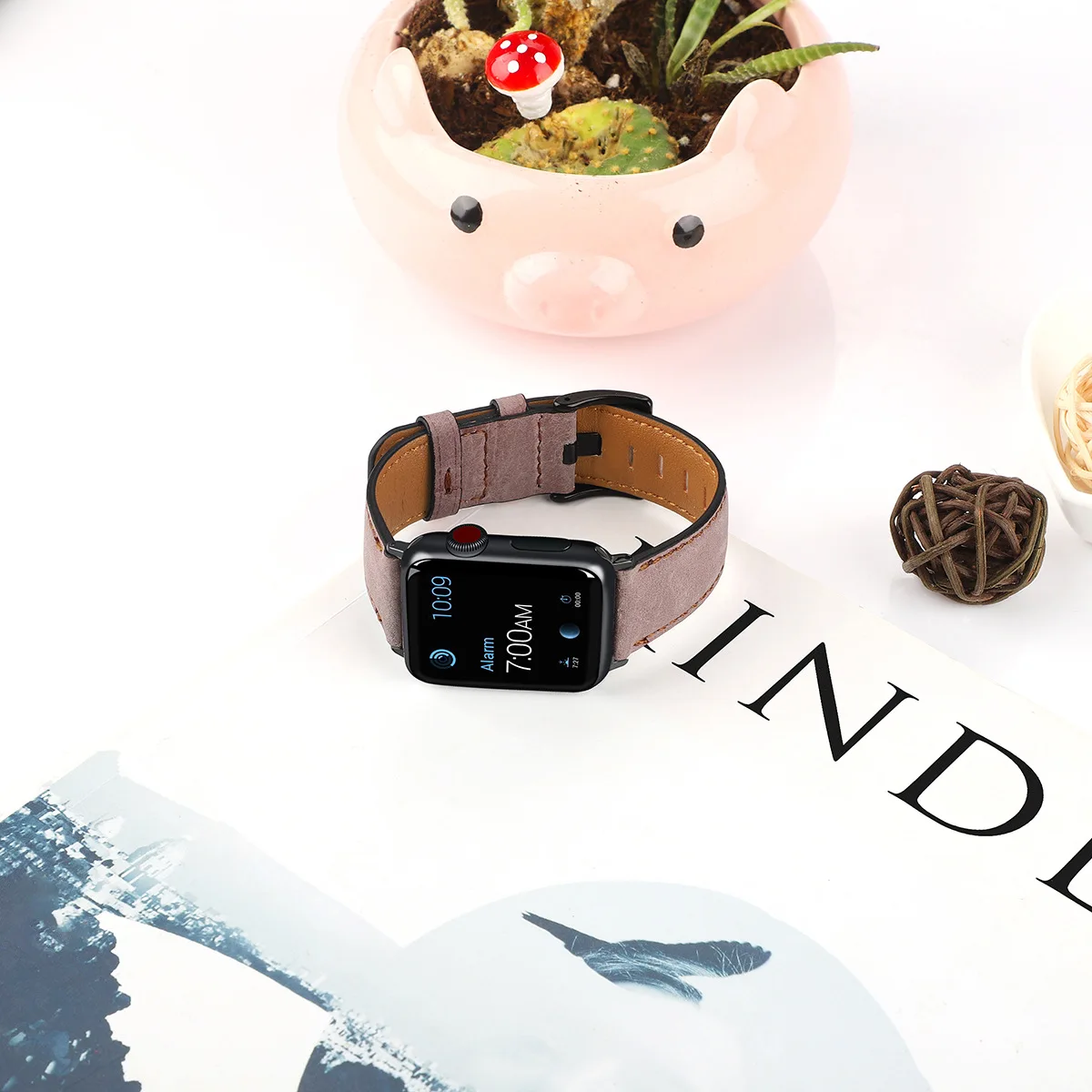 Кожаный ремешок для Apple Watch 42 мм 44 мм 38 мм 40 мм старинный браслет из натуральной кожи для Iwatch серии 5 4 3 2 1