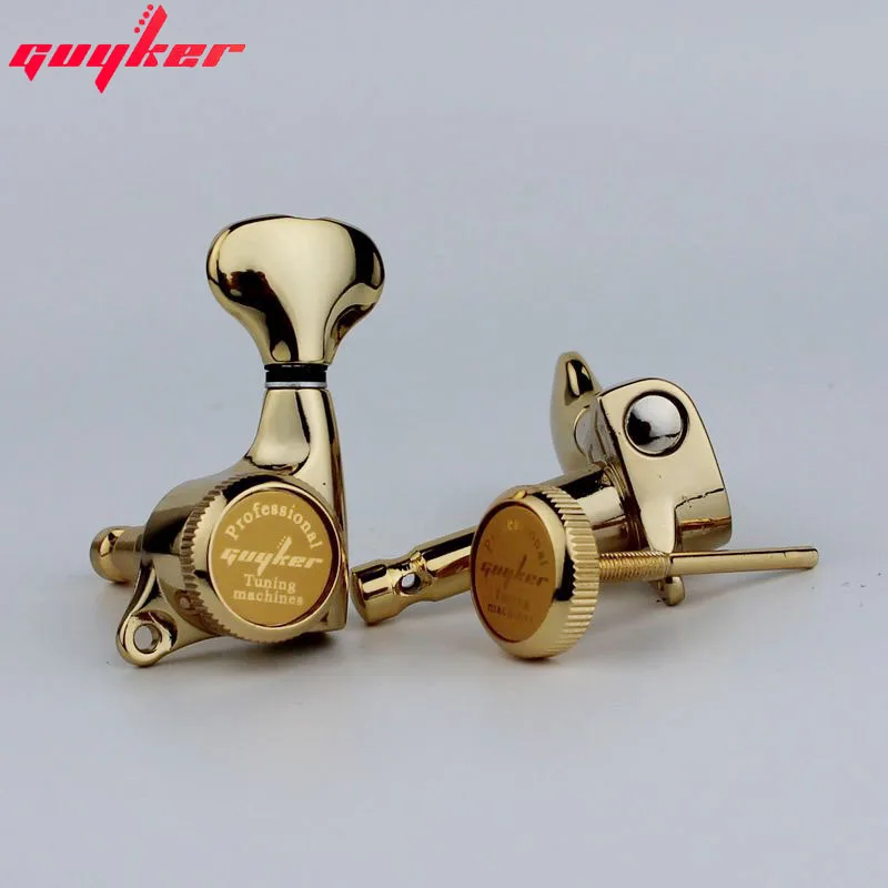 Afinador de Cordas de Bloqueio de Ouro da Guyker Sintonizador de Cabeças para Máquina de Guitarra Elétrica - Image 5
