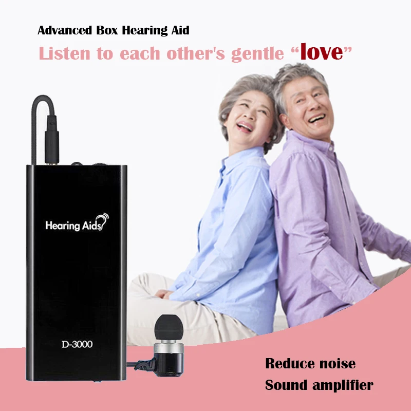 

Portable Adjustable Rechargeable Hearing Aid Tone In Ear Ear Sound Amplifier Ear Hearing Aid Care Kit for Elderly People
