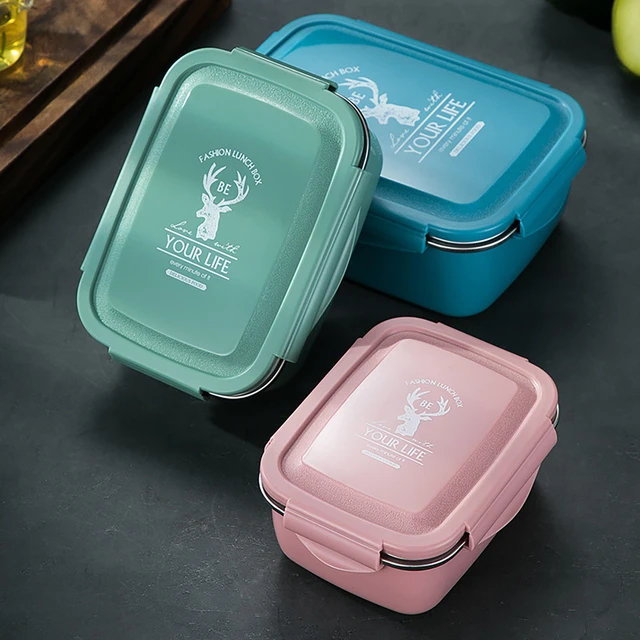 Stainless Lunch Boxes Portable Leak-proof Insulated Multi-layer Tableware  Students Bento Box Food Container Storage Gift - Lunch Box - AliExpress