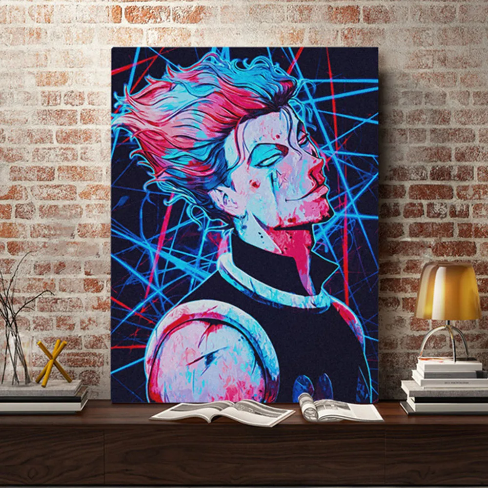 HunterxHunter Hisoka Morow HxH Аниме Картина на холсте Декор Настенная картина для спальни