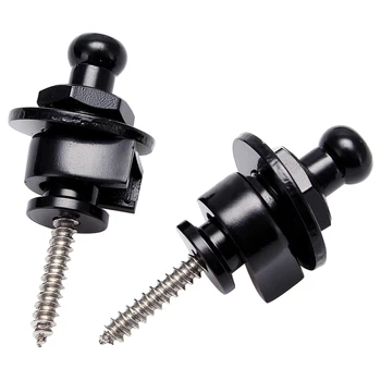 

ABGZ-2pcs Guitar Strap Lock Pin Peg Buttons Skidproof Straplock Guitar Bass Parts Hot