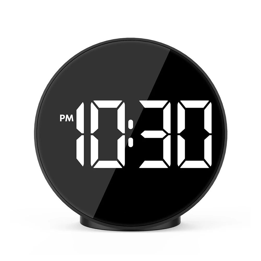 Digital Alarm Clock Led Table Watch Voice Control Wake Up Light Large Time Temperature Usb a Powered Multifunctional Clocks Alarm Clocks Aliexpress