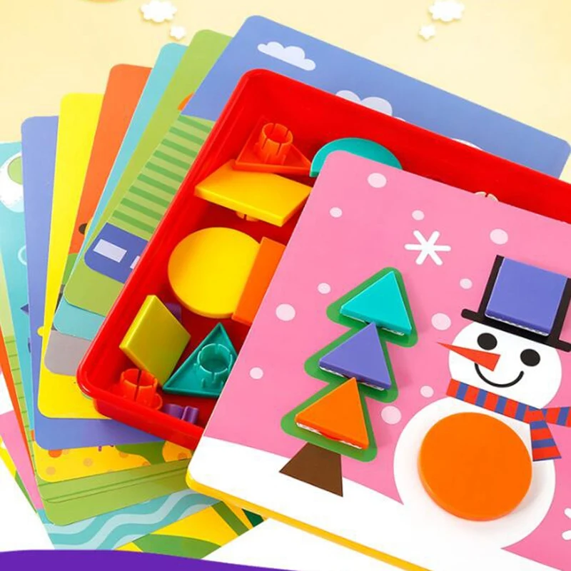 Детская интеллектуальная игрушка-головоломка для детей 1-2-3 лет, комбинация грибов для ногтей, детская игрушка в подарок
