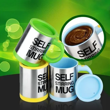 

400ml Automatic Self Stirring Mug Coffee Milk Mixing Mug Stainless Steel Thermal Cup Electric Lazy Smart Cup C1341 c