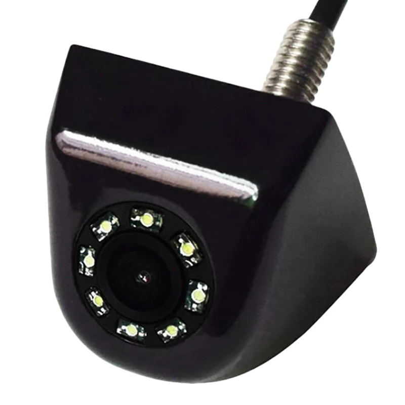 Car Universal Rear View Camera Car HD Camera With 8LED Lights Metal