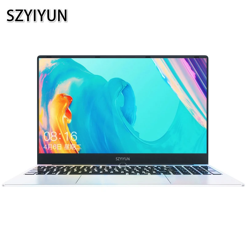 I5-8250U 8G RAM Intel Quad Core i5 Laptop Russian Backlit Keyboard
Metal Netbook 15.6 Inch Gaming Notebook Portable PC Computer